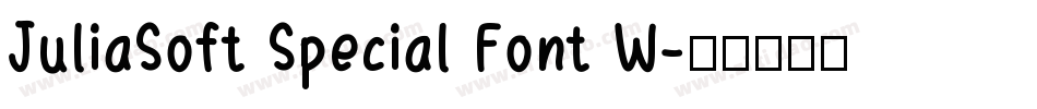 JuliaSoft Special Font W字体转换